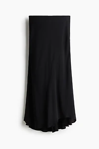 Jupe midi asymétrique