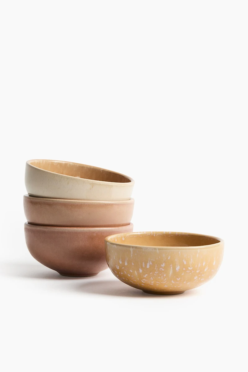 4-Pack Stoneware Bowls
