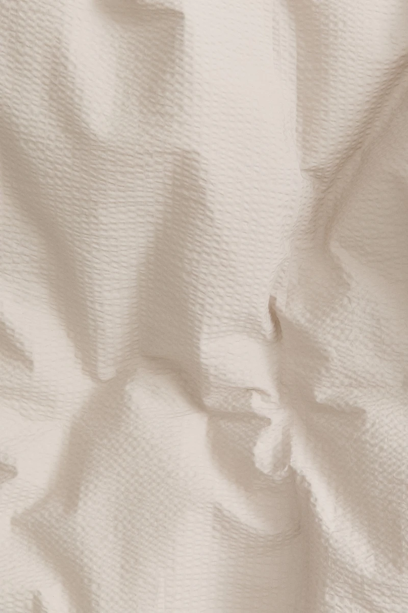 Seersucker Twin Duvet Cover Set
