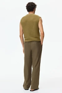 Relaxed-Fit Linen-Blend Pants