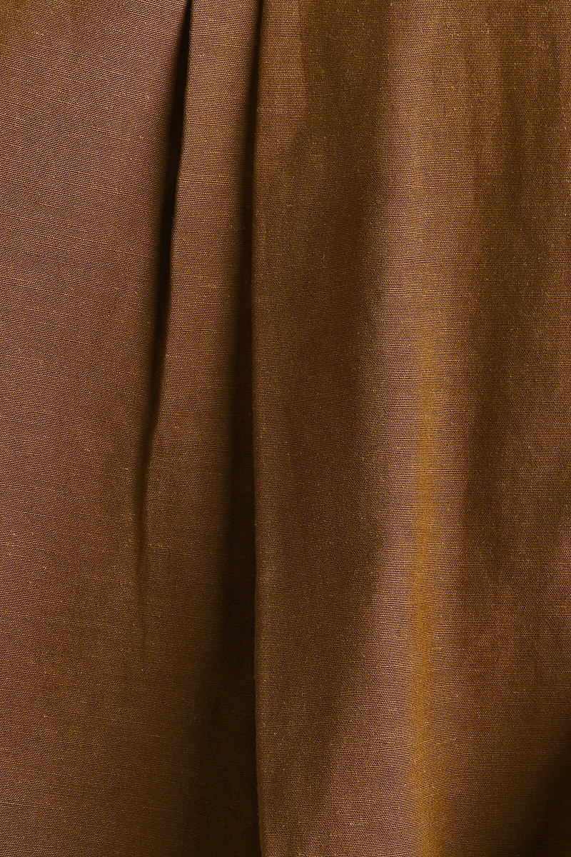 Dressy Linen-Blend Shorts