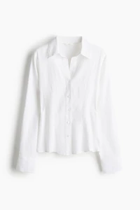Linen-Blend Shirt
