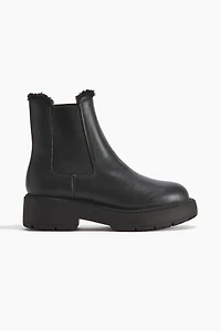 Warm-Lined Chelsea Boots