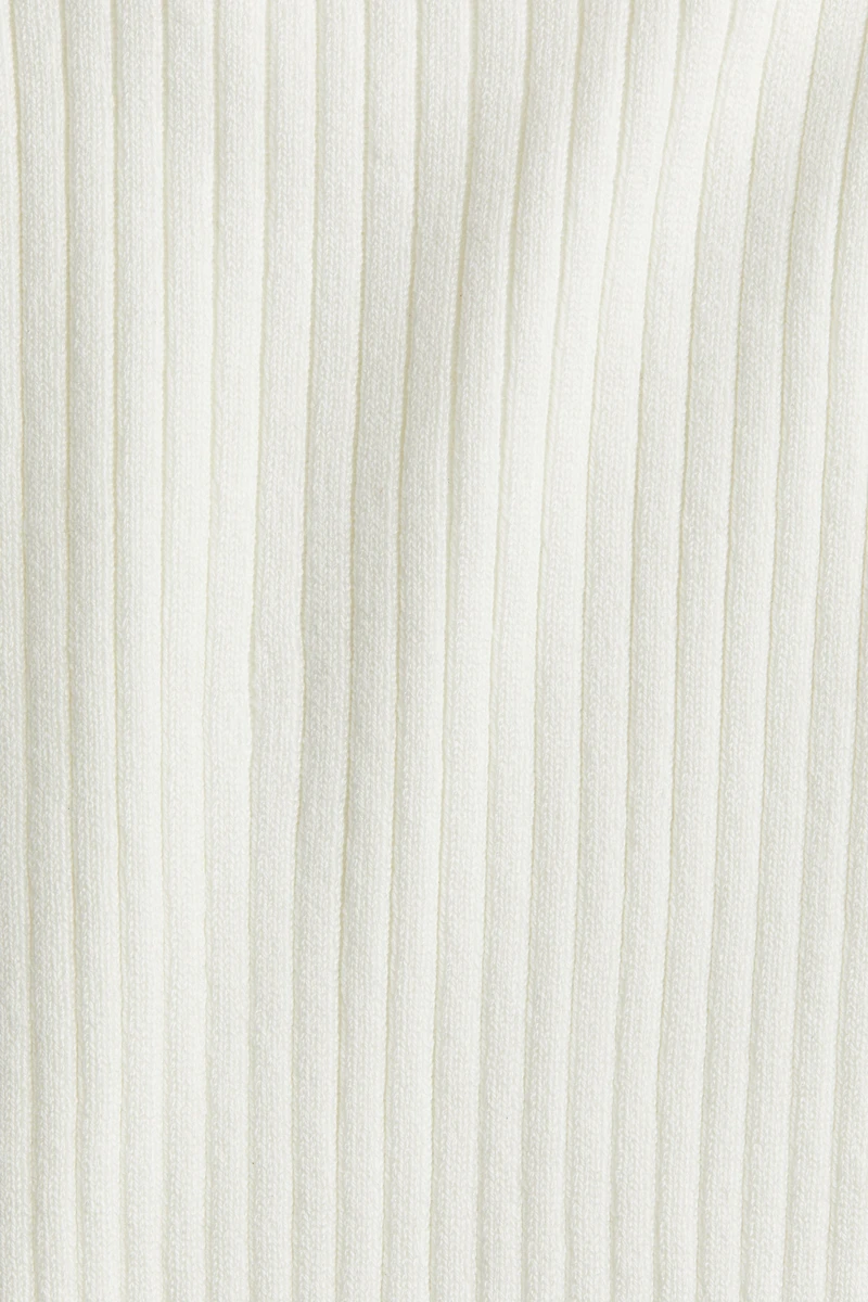 Haut en tricot côtelé