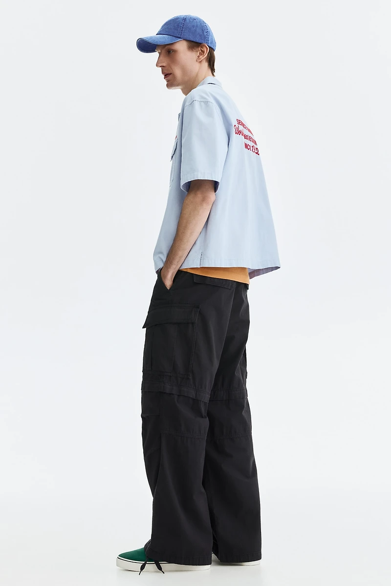 Relaxed-Fit Short-Sleeved Utility Shirt