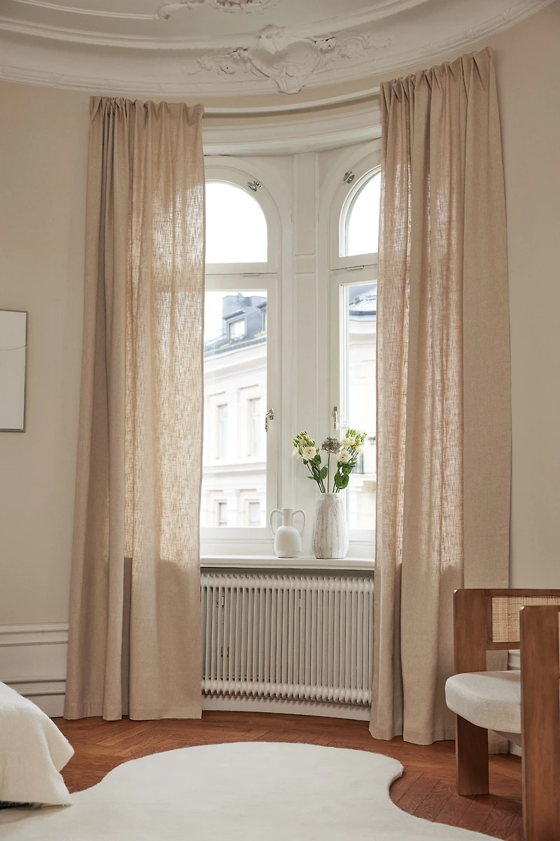 2-pack Linen-blend Curtain Panels