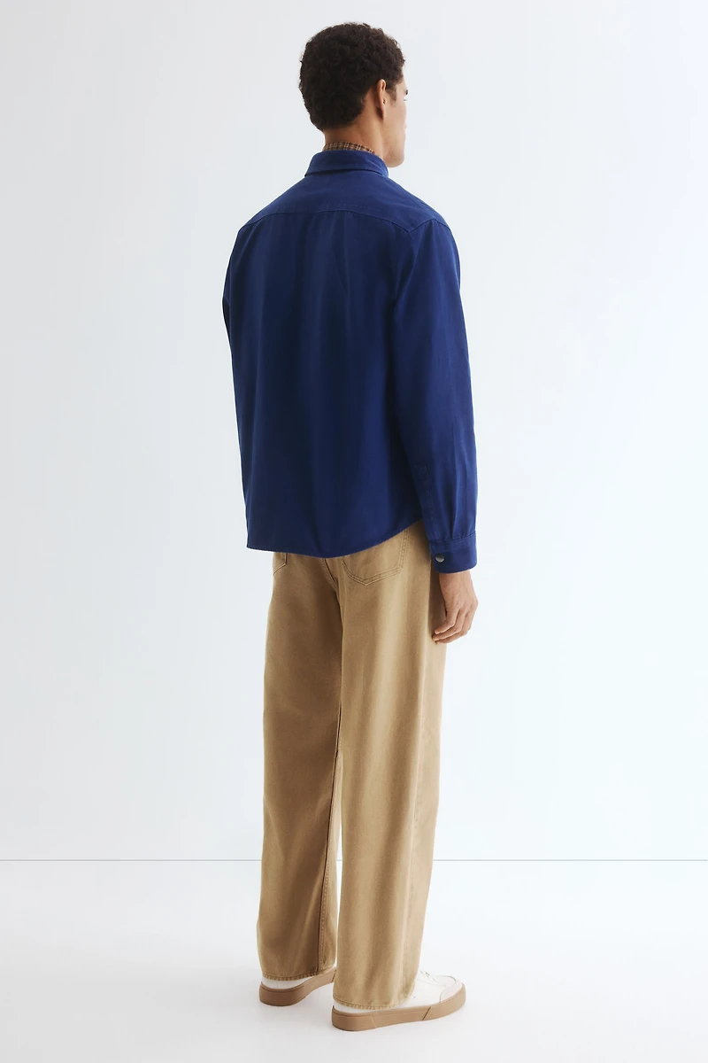 Surchemise grande taille en toile