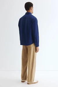 Surchemise grande taille en toile