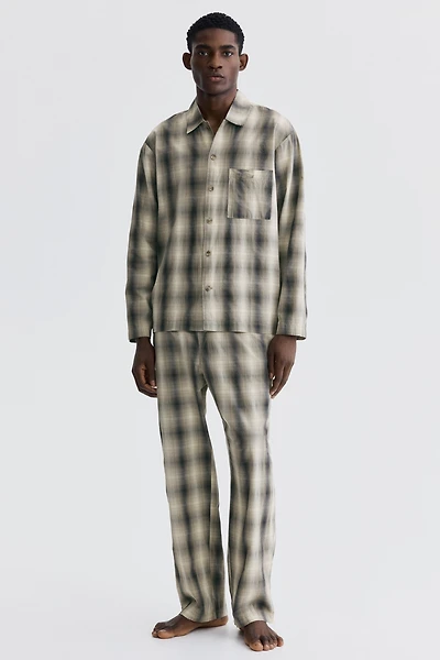 Poplin Pajama Shirt and Pants