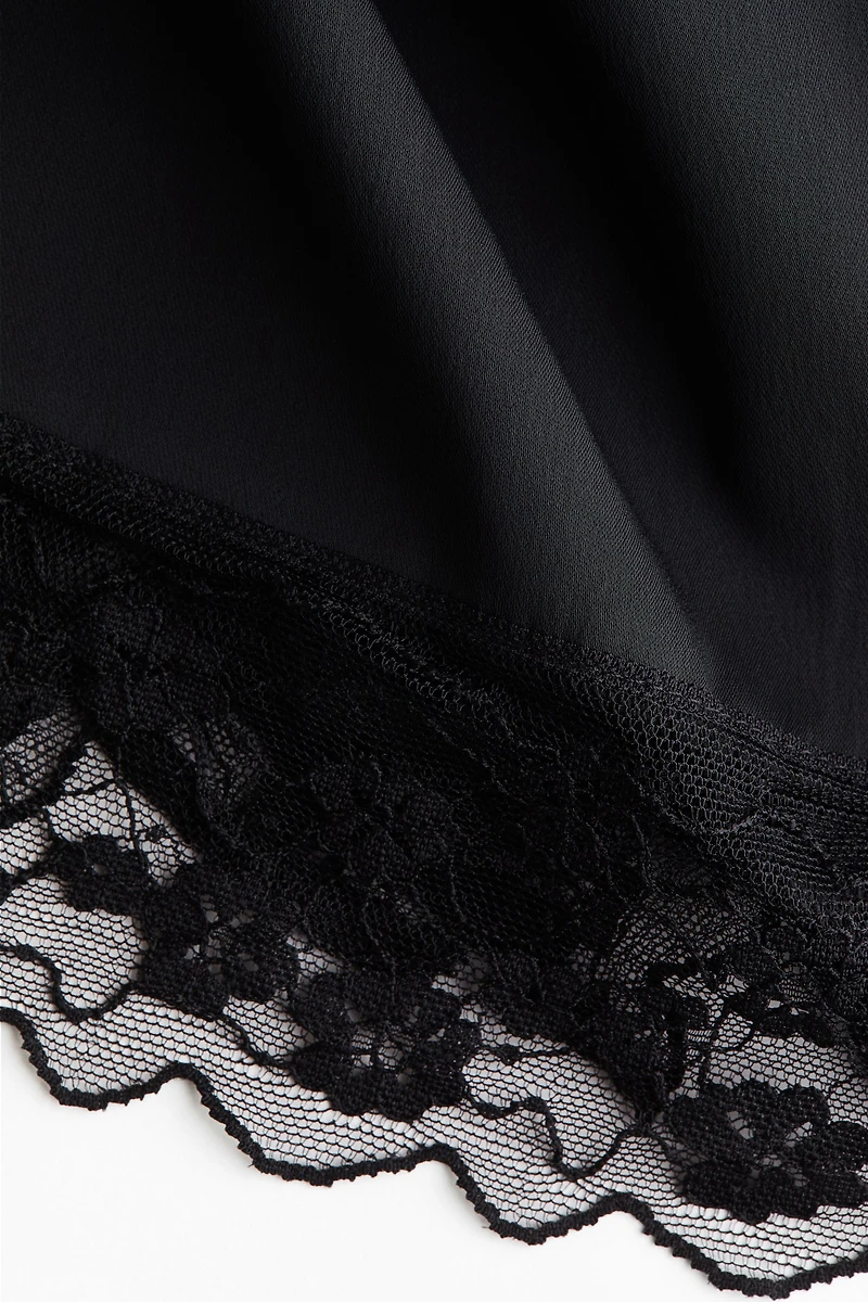 Lace-Trimmed Camisole Top