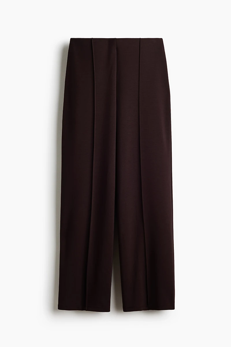 Pantalon en jersey avec plis