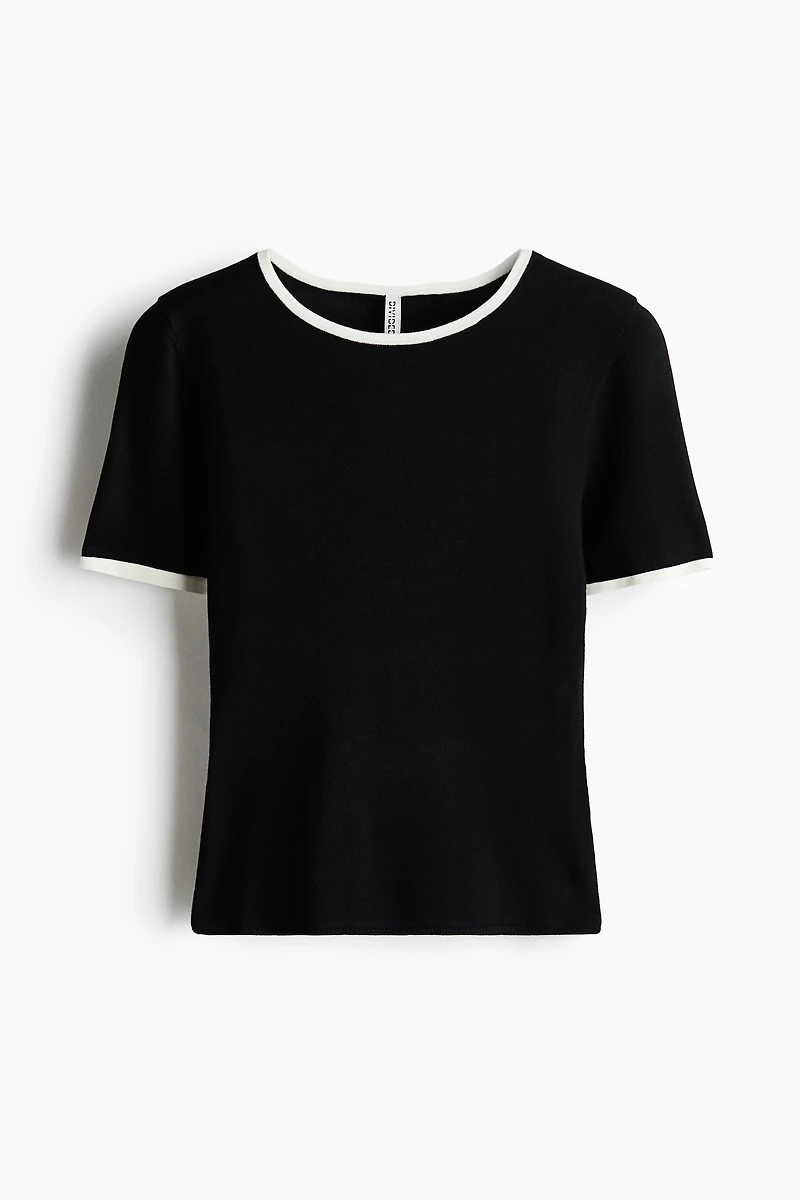 Fine-Knit T-Shirt