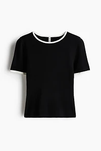 Fine-Knit T-Shirt