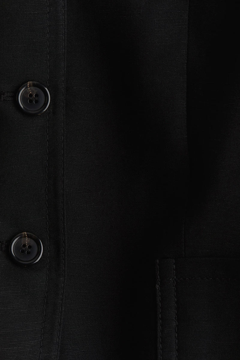 Linen-Blend Jacket