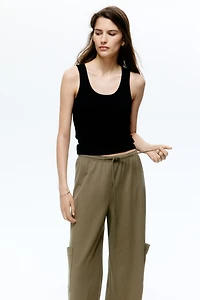 Cargo Drawstring Pants
