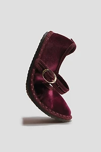 Velour Flats