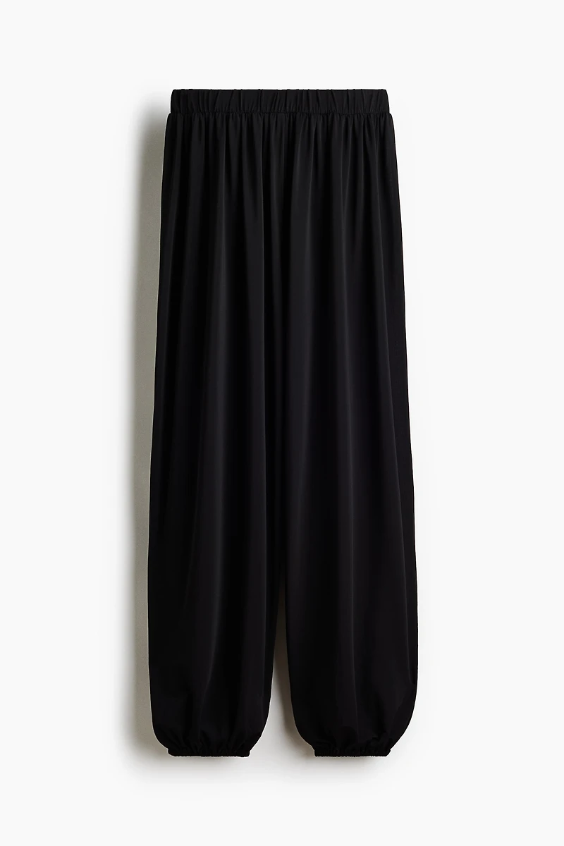 Pantalon à jambes ballon avec taille élastique