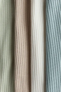 4-pack Ribbed Cotton Pants