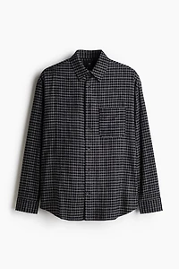 Loose Fit Flannel Shirt