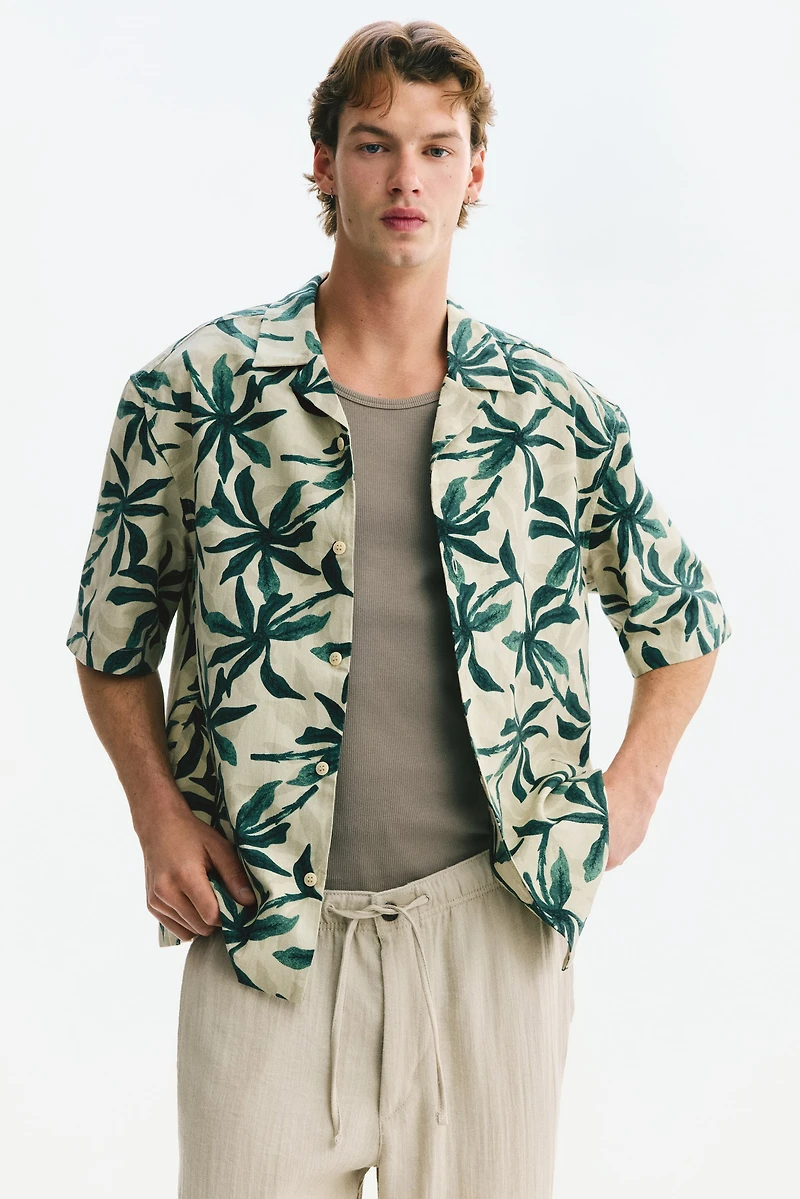 Relaxed-Fit Cotton Resort Shirt