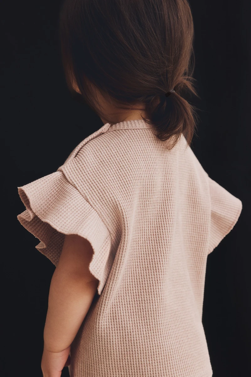Ensemble 2 pièces en coton gaufré