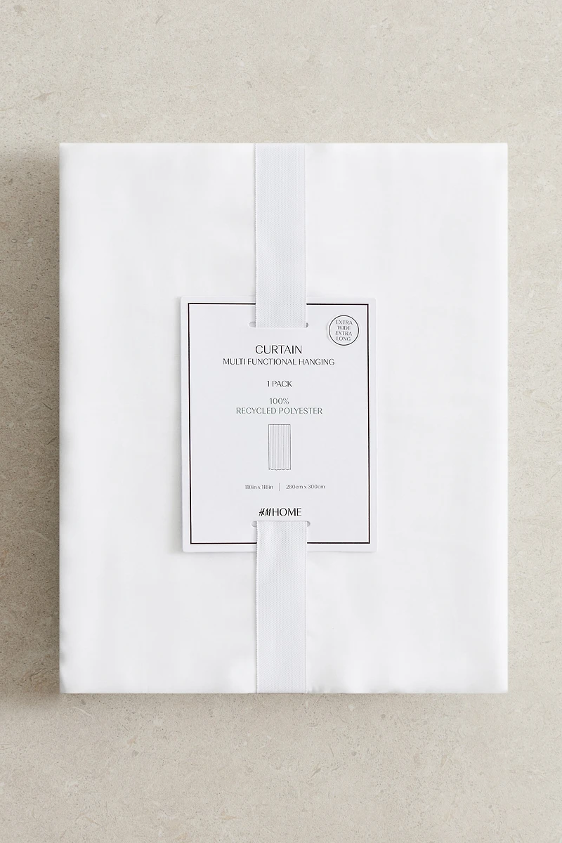 Single-Pack Long and Wide Curtain Panel