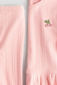 2-Piece Ribbed Set