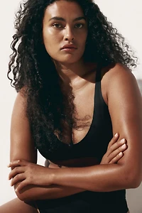 Soutien-gorge souple et coussiné en microfibre