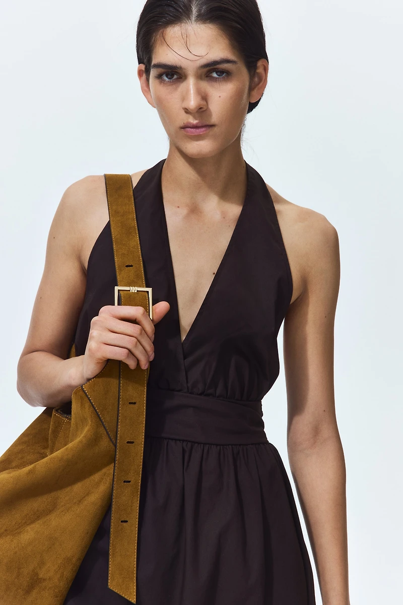 Cotton Halterneck Dress