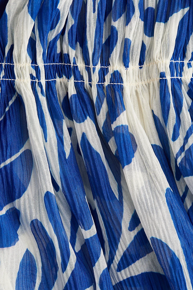 Smocked-Waist Dress