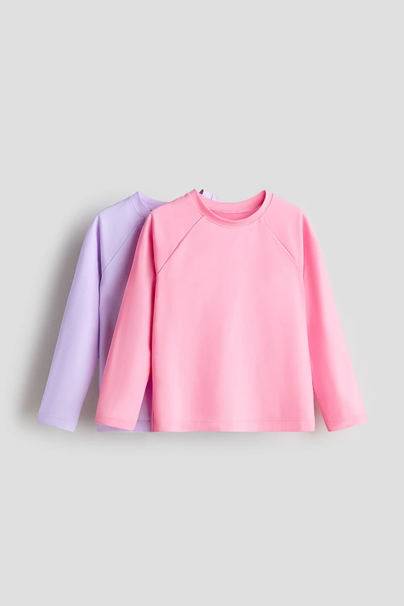 Lot de 2 T-shirts bain FPS 50