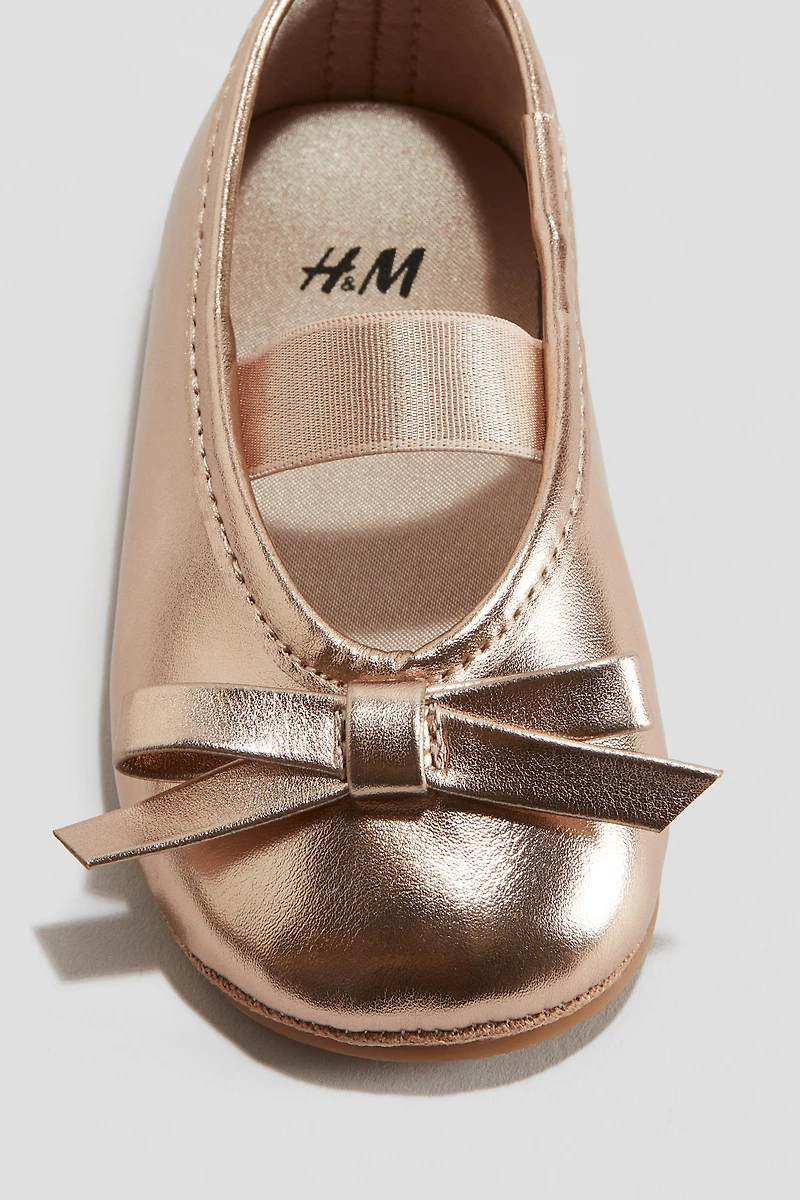 Bow-Detail Ballet Flats