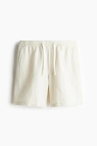 Relaxed-Fit Linen-Blend Shorts