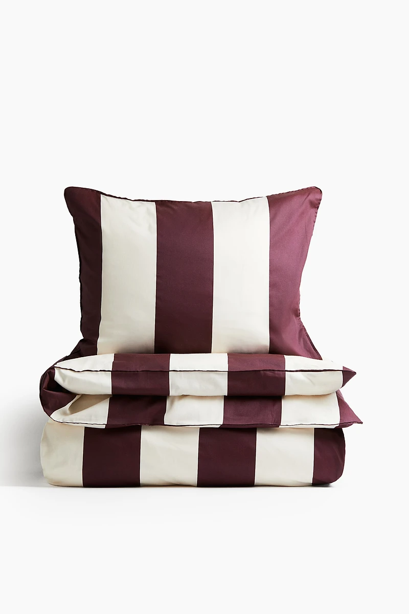 Cotton Sateen Twin Duvet Cover Set