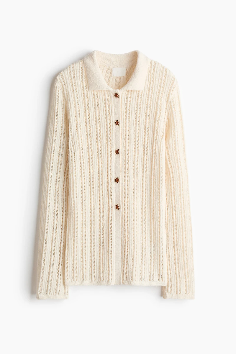 Crochet-Look Shirt