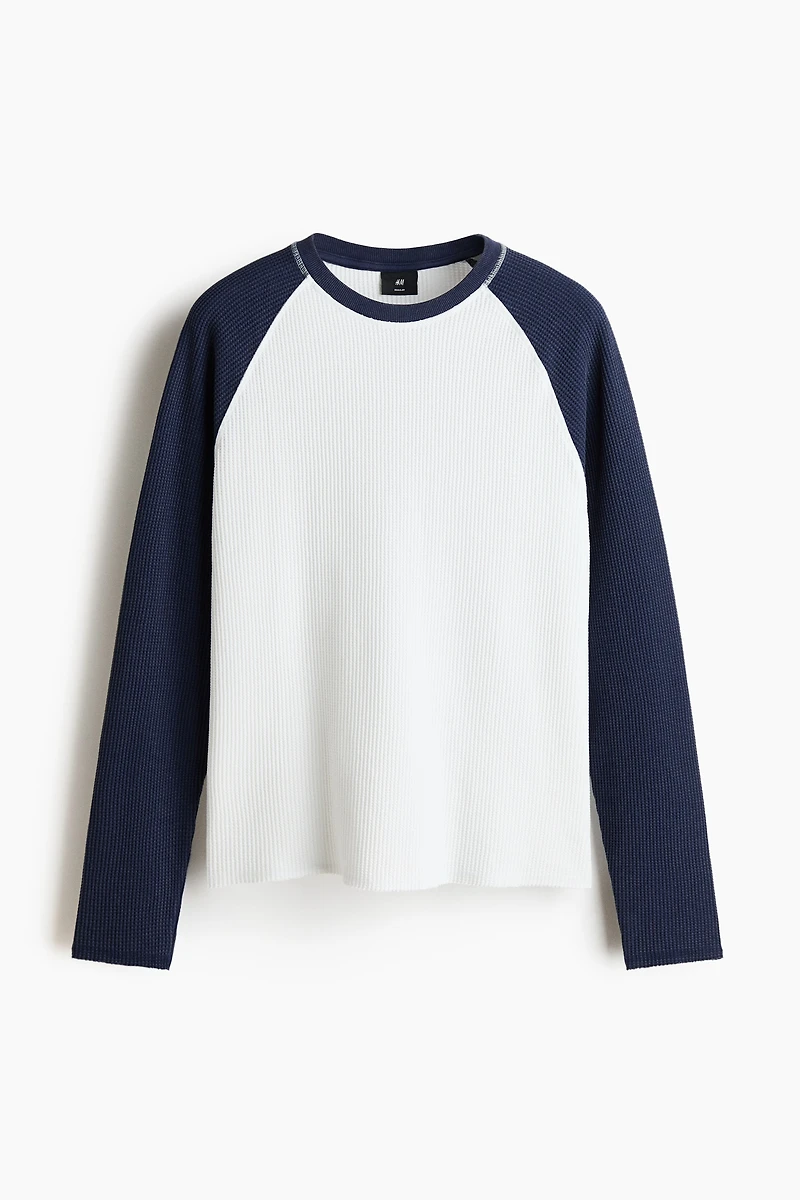 Regular-Fit Waffled Jersey Shirt