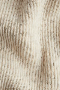 Pantalon en tricot côtelé