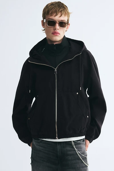 Hooded Cotton Workwear Jacket