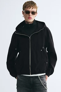 Hooded Cotton Workwear Jacket