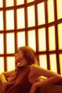 Sweater Vest with Collar