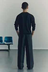 Regular-Fit Fine-Knit Wool Sweater