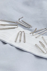 1-Pack Long and Wide Linen-Blend Curtain Panel