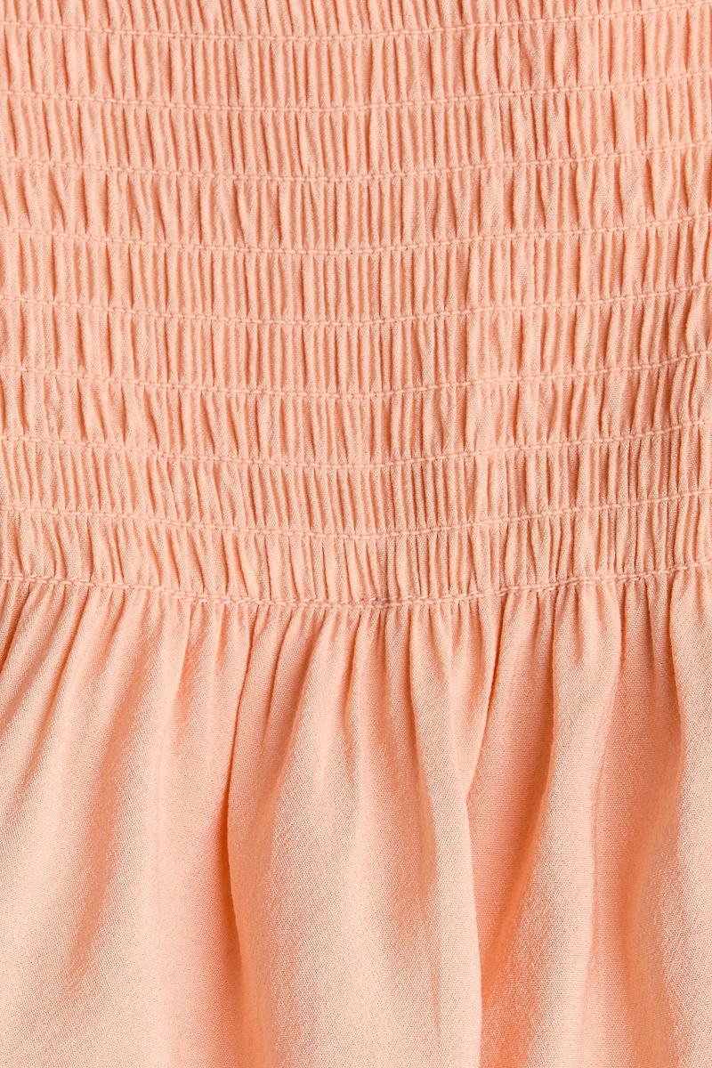 Smocked Bandeau Jumpsuit