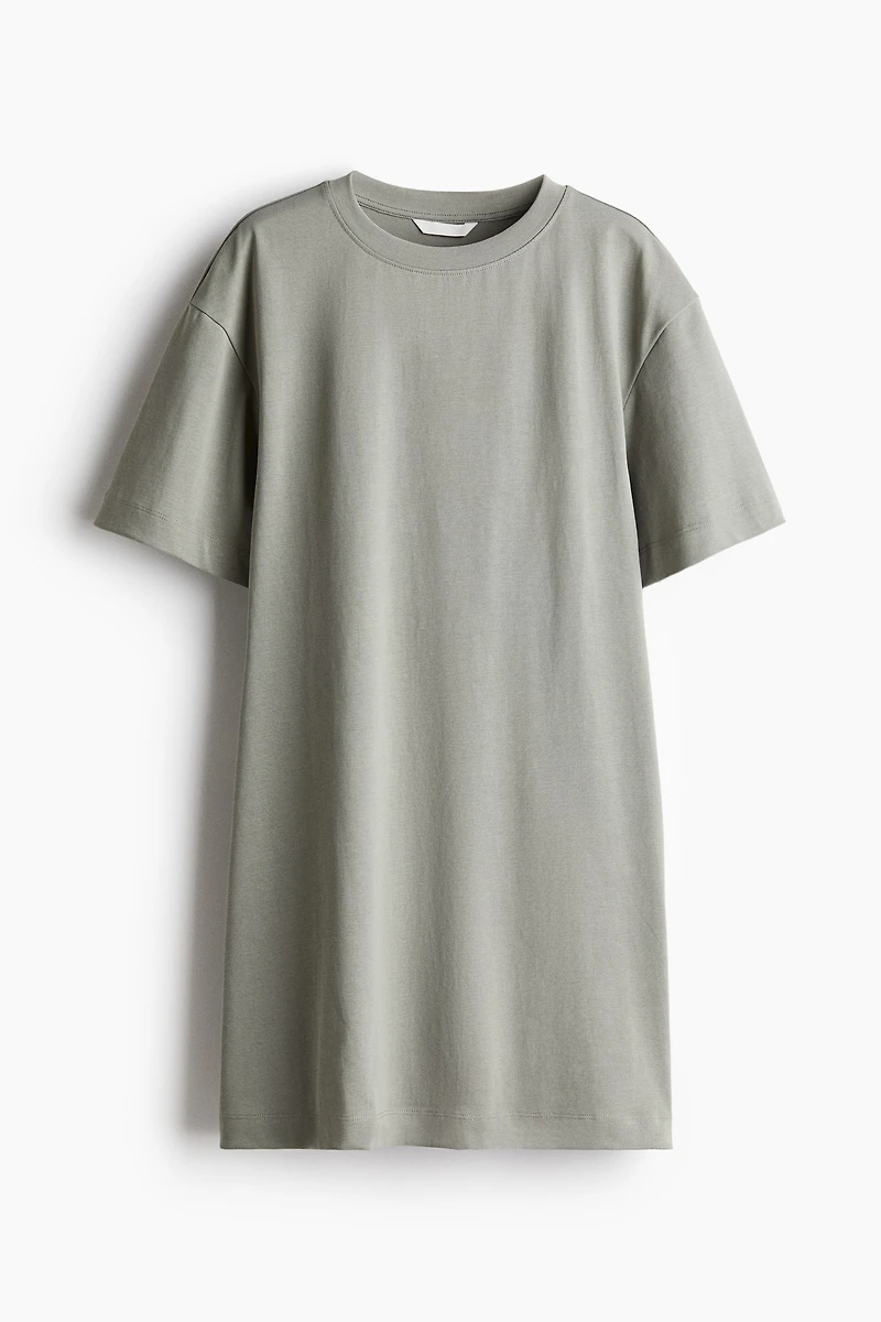 Defined-Waist T-Shirt Dress