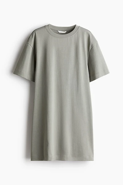 Defined-Waist T-Shirt Dress