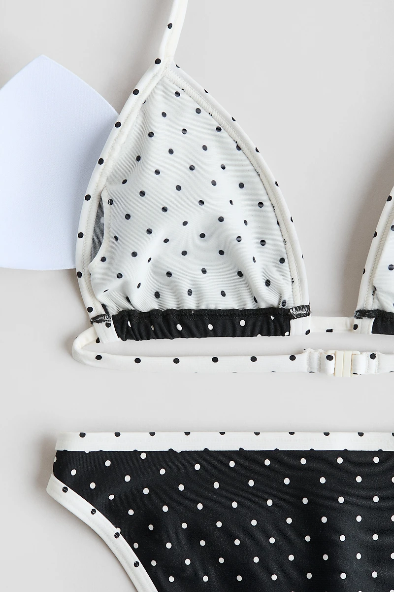 Printed Triangle Two-Piece Swimsuit