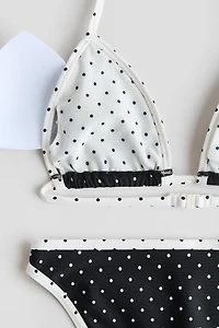 Printed Triangle Two-Piece Swimsuit