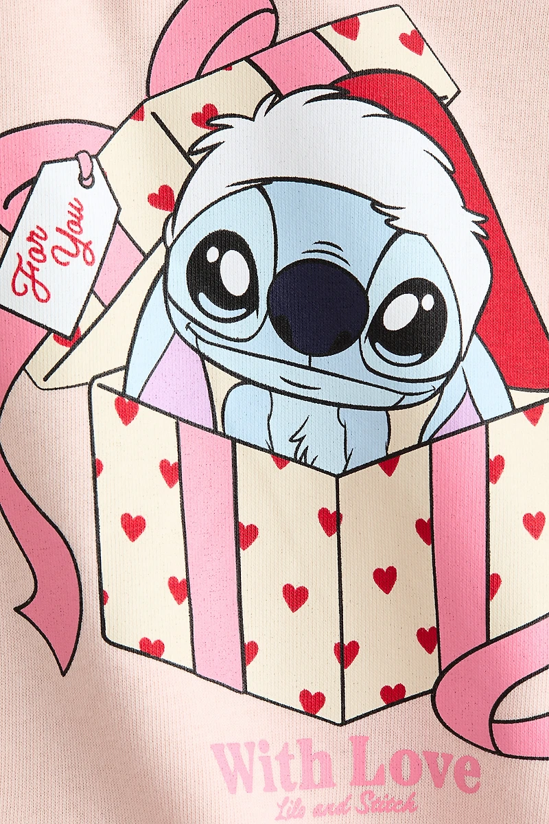 Sweatshirt with Printed Motif