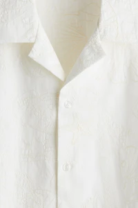 Regular-Fit Embroidered Resort Shirt