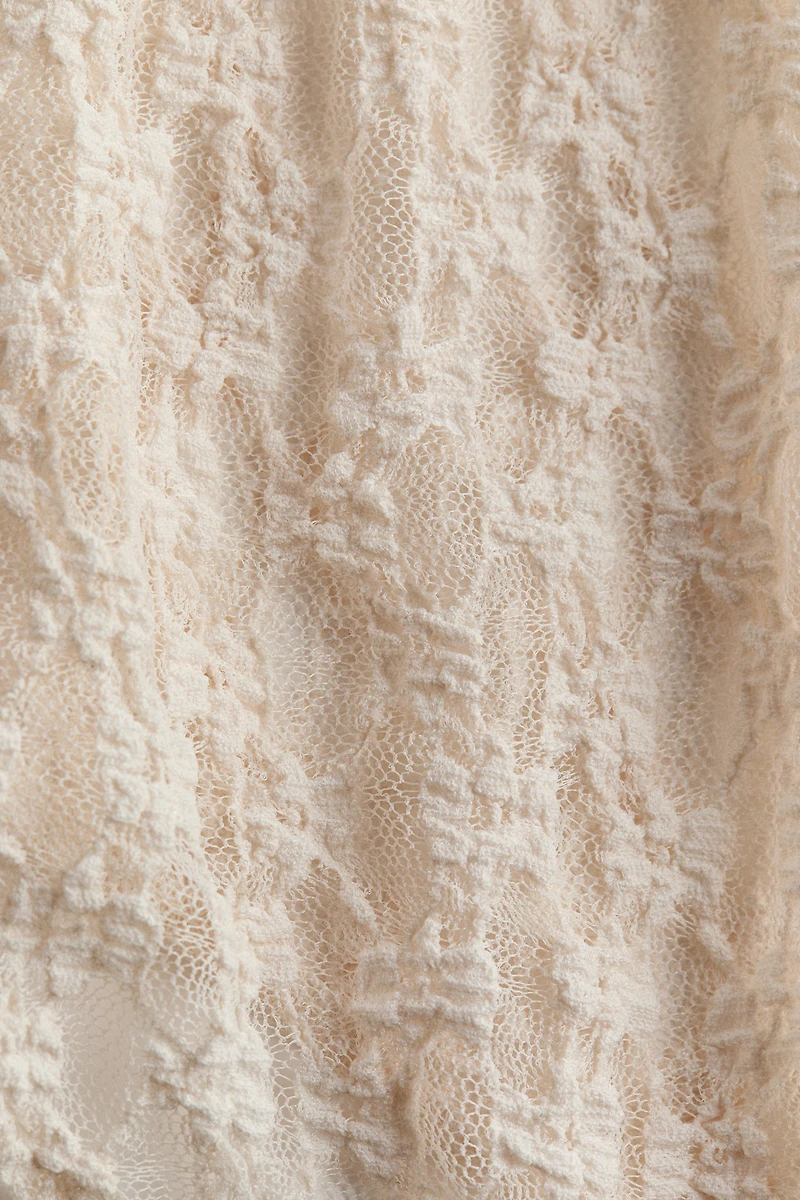 Lace-Look Thong Bodysuit